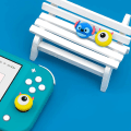 Miniatyrbillede 3 af 5: Grip Caps Kompatibel med Switch & Switch Lite, Blå Syning (4 stk)