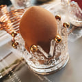 Miniatyrbillede 4 af 5: (2 stk) Skønhedssvampsholder i glas Opbevaringssvampe til makeupæg