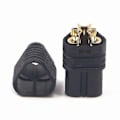 Miniatyrbillede 3 af 5: Amass MT60 Tre-hullers Stikforbindelse Sort Han & Hun 1 Par