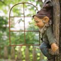 Miniatyrbild 3 av 5: ##/Tomte Staty Utomhus Trädgårdsfägring, Lättja G##/