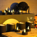 Miniatyrbilde 5 av 5: 12-pakks LED-lys (svart), flammefrie te-lys, flimrende elektriske lys