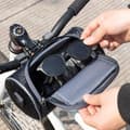 Svart - Vattentät cykelstyrstaska, stor kapacitet cykel