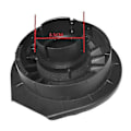Miniatyrbillede 4 af 5: 3,5 tommer 85 mm erstatnings snorkel Ram Air Intake Cap Pre-Cleaner Snorkel Svampe Hoved Del