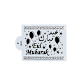 Miniatyrbillede 1 af 5: JiKaiX Kage Stencils Genanvendeligt Bage Dekoreringsværktøj DIY Spray Maleri Skabelon til Fondant Sukkerpasta Kaffe A