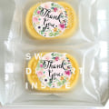 Miniatyrbillede 5 af 5: 3X500 stk. julemærker rulle?etiketter blomst tak tak bagning cookies dessert bryllup varer&