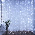 Pikkukuva 1 / 5: ##/300 LED-verhokkaat - Kylmä valkoinen, 3m*3m, 8 himmennettävää valaistustilaa##/