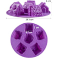 Miniatyrbild 1 av 5: 1 Hålighet Bakverk Verktyg Icke-Klebrig Silikonform för Muffins, Ch