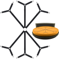 Miniatyrbilde 1 av 5: Strammesystem for sengetrekk, justerbart 6-sidig, sengetrekk, sengetrekk