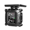 Motorcykel TPMS Solenergi Däcktrycksövervakare Realtids Däcktrycksövervakningssystem Temperatur
