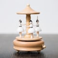 Miniatyrbillede 1 af 6: ##/Musikbøjle, roterende træbase, gave til piger##/