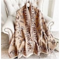 Miniatyrbillede 2 af 5: ##/Falsk cashmere varm dobbeltsidet trykt frynset sjal 180*70cm##/
