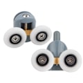 Miniatyrbilde 5 av 5: ##/8 stk justerbare ruller Dobbeltrulle Svingbar rulle/løpere/talje##/