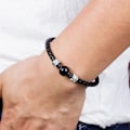 Miniatyrbild 3 av 5: Flätat armband i konstläder Micro USB Type-C Laddningskabel Data Synk Sladd Micro USB