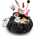 Miniatyrbillede 3 af 5: Kosmetikpose (Sort), Makeuppose, Snøre Design En-trins Organiser