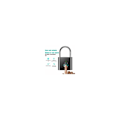 Miniatyrbilde 4 av 5: ##/Fingeravtrykk Hengelås - Svart, IP67 Vanntett, Nøkkelfri Sikkerhet, U##/