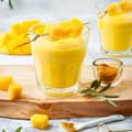 Miniatyrbillede 3 af 5: Mango-skærer, deler & fjerner sten, skridsikker håndtag, rustfrit stål blad