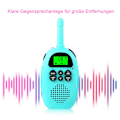 Miniatyrbilde 3 av 5: ##/(2 rosa) oppladbare walkie-talkies radioleker for barn##/