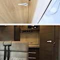 Miniatyrbillede 4 af 5: Rv Toilet Dørlås Badeværelsesdørlås Caravan Bådlåsgreb