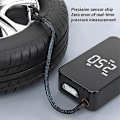 Pikkukuva 3 / 5: 12V 140PSI 6000mAh Langaton Mini Auton Rengas Sähköinen Kannettava Ilmapumppu Digitaalinen Rengaspaineen Täyttölaite