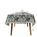 Miniatyrbild 1 av 6: ##/Mörkgrön blommig duk, bohemisk stil, 140*250cm##/
