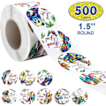 Miniatyrbillede 1 af 5: Tak Stickers Etiketter Rulle Til Forretningsgaver Fødselsdag Gaveposer Babyshower Bryllup (ths-001-d)