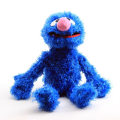 Miniatyrbillede 2 af 3: Aymo Cookie Monster Gul Big Bird Comet Frog Plyslegetøj Figur
