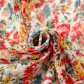 Miniatyrbild 4 av 5: Blommig vintage scarf