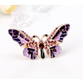 Miniatyrbillede 5 af 5: Lilla Butterfly Knapper Brosche, Skjorte Knapper, Sikkerhedsnål, P