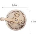 Miniatyrbilde 5 av 5: DIY Busy Board Deler Svinghjul Tidlig Utdannende Treleker for