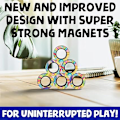 Miniatyrbild 3 av 5: Magnetiska Ringar Leksak, Ringar för Vuxna för Ångestlindring