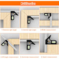 Miniatyrbillede 4 af 6: ##/Kombinationssvømmetur, 12'/300mm Rustfrit Stål Combo Square Carpen##/