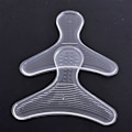 Miniatyrbilde 1 av 5: 10 par silikon transparente T-formede hælplaster, usynlige