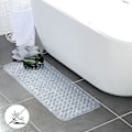 Miniatyrbilde 5 av 5: 101x 40,5 cm Anti-Skli Badematte for Badekar med Kraftige Sugkopper,