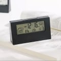 Miniatyrbild 2 av 4: Svart Digital Väckarklocka, Reseväckarklocka, Datum, Kalender