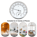 Miniatyrbillede 5 af 5: Analog Termometer-Hygrometer, 2 i 1 Rustfrit Stål Termometer Hygr