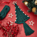 Miniatyrbillede 4 af 4: DIY Makrame Juletræ Kit Makrame Kit til Begyndere Jul