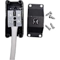 Miniatyrbilde 4 av 5: (6-pak) GU10 Lampeholder Keramisk Base og Klemmblokk/bro med Kabel og Isolasjonshylse - Pærekontakt Adapter for LED og Halogen