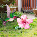 Miniatyrbillede 1 af 5: ##/3D Akryl Kolibri Blomst Patio Gulv Dekoration##/