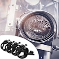 Miniatyrbillede 4 af 5: 4 stk. Motorcykel Forlygte Monteringsbeslag Bælte Forlygte Kåbe Gummibælte til XCW EXCF FC250 2005-2020-xdd
