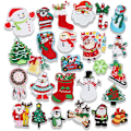 Miniatyrbillede 1 af 5: ##/26 stk. Julejern- og sybroderede patches til håndværk, tøj##/