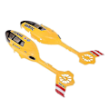 Miniatyrbillede 5 af 5: YXZNRC F06 2.4G 6CH RC Helikopter Reservedele Gul Canopy