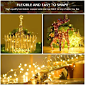 Miniatyrbild 4 av 5: 2-pack USB-drivna ljusslingor, 20m/65,6ft 200 LED koppartråd M