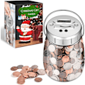Miniatyrbild 1 av 4: ##/Spargris digital räknare stor myntburk spargris 2.4L##/