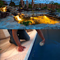 Miniatyrbillede 5 af 5: ##/LED pool lampe med AAA batterier Kan bruges til hjemmedekor,##/