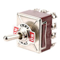 Miniatyrbillede 2 af 4: ON/OFF/ON 3-positions vippekontakt 4PDT 12 ben 12 mm 15A/250VAC 10A/380VAC