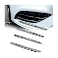 Miniatyrbilde 1 av 2: 4 stk. Frontfanger Tåkelys Grill Trim Strips For Cla200 Cla 260 2020-2023 Dekorasjonsklistremerke