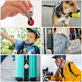Miniatyrbillede 4 af 5: 4-pak Silicone Etui til Apple AirTag med nøglering, Vandafvisende