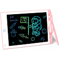Miniatyrbilde 1 av 5: (Rosa) Fargerik LCD Skrivetavle, 10 Tommer Barnetegningstavle m