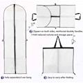 Pikkukuva 3 / 5: 60x180cm (1 kpl) Hääpukupeite Pitkä Takkipeite Morsiamelle ja