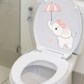 Pikkukuva 1 / 5: Elefanttitarrat, Hauska Seinätarra WC:hen, Kylpyhuoneeseen, Keittiöön